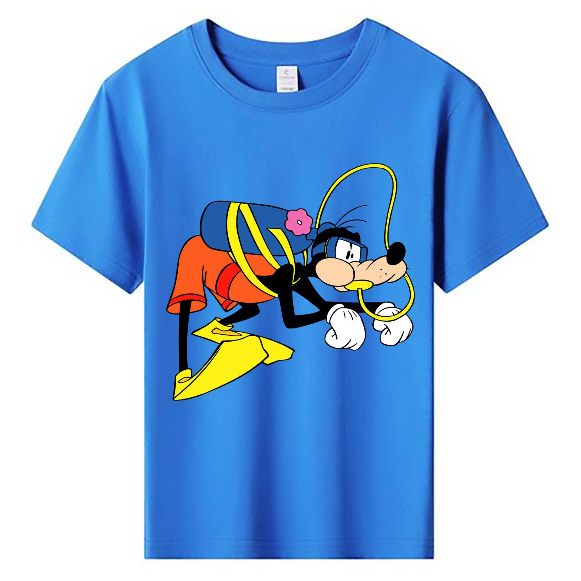 ミッキーマウス Mickey Mouse 綿100％キッズTシャツ（フロントプリント）